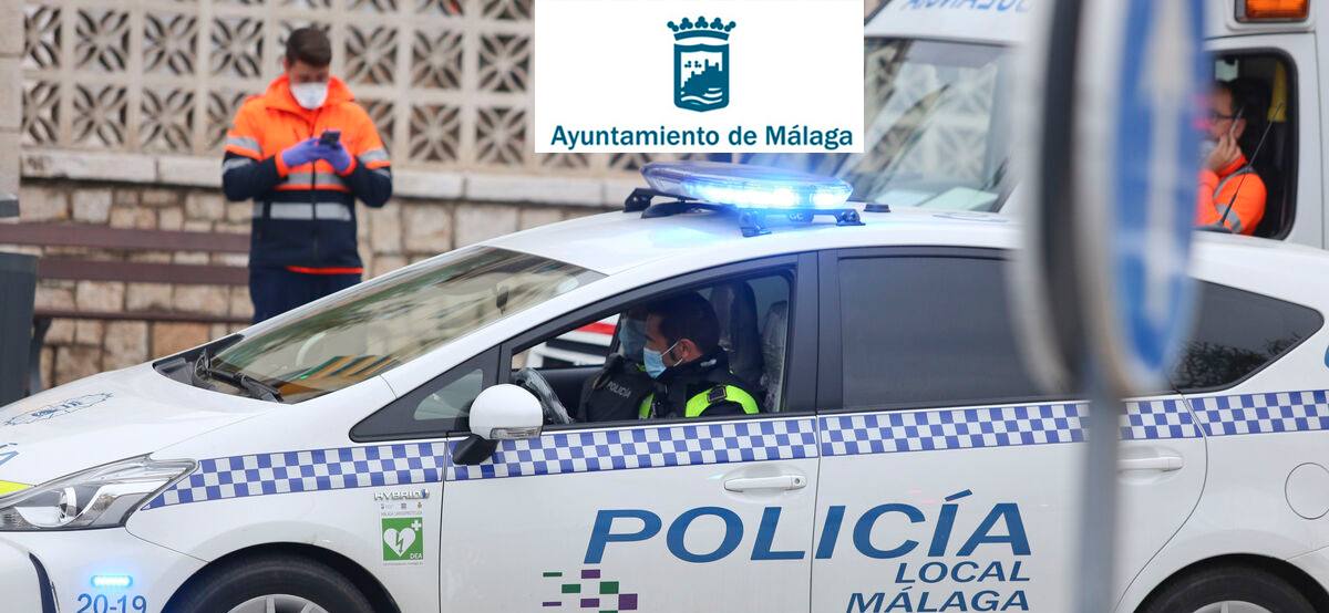 Policía local en Málaga