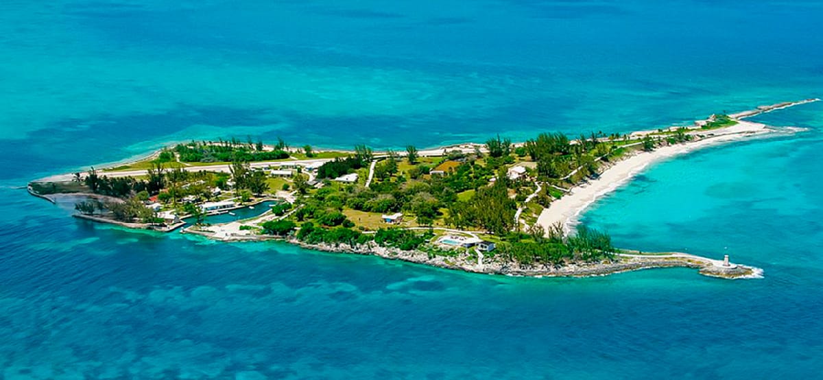 Isla privada en Bahamas