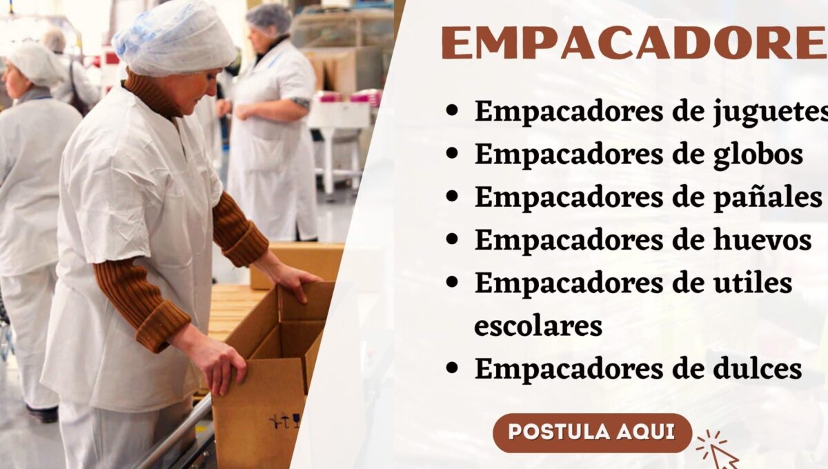 se buscan envasadores y etiquetadores para trabajar en almacenes